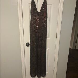 Fashion Nova Multicolor Sequin jumpsuit